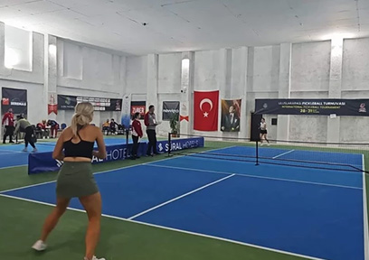 Das Süral Resort Hotel war Gastgeber des internationalen Pickleball-Turniers.